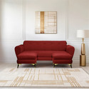 Seventh Heaven Milan Icon 5 Seater Sofa , Plush Suede Fabric: Fabric 5 Seater  Sofa