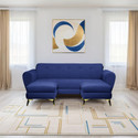 Seventh Heaven Milan Icon 5 Seater Sofa , Plush Suede Fabric: Fabric 5 Seater  Sofa