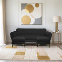 Seventh Heaven Milan Icon 5 Seater Sofa , Plush Suede Fabric: Fabric 5 Seater  Sofa
