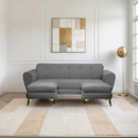 Seventh Heaven Milan Icon 5 Seater Sofa , Plush Suede Fabric: Fabric 5 Seater  Sofa