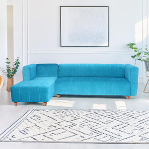 seventh heaven tokyo 6 seater sofa extra spacious chenille molfino fabric 1 year warranty fabric 6 seater  sofa