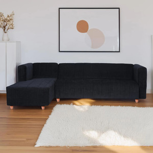seventh heaven tokyo 6 seater sofa extra spacious chenille molfino fabric 1 year warranty fabric 6 seater  sofa