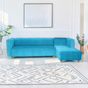 Seventh Heaven Tokyo, Extra Spacious, Chenille Molfino Fabric 6 Seater  Sofa