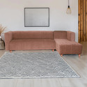 Seventh Heaven Tokyo, Extra Spacious, Chenille Molfino Fabric 6 Seater  Sofa