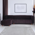 Seventh Heaven Tokyo, Extra Spacious, Chenille Molfino Fabric Fabric 6 Seater  Sofa
