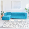 Seventh Heaven Tokyo 6 Seater Sofa, Extra Spacious, Chenille Molfino Fabric: 1 Year Warranty Fabric 6 Seater  Sofa
