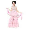 Sevgi Girl39s Georgette Embroidered Short Kurti and