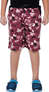 sevnix short for boys casual printed pure cotton