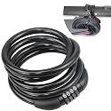 SEWAY Bike Cable Lock 4 ft, Scooter Lock for E-Bike &amp; Electric Bicycle