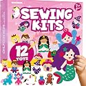 Sewing Kit for Kids Ages 8-12 - 12 Beginner DIY Kids Sewing Crafts Ages 4-8