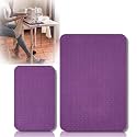 Sewing Machine Mat Pedal, 15" X 20" and 9" X 14", Pink Purple