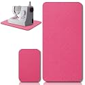 Sewing Machine Mat Pedal, 17'' X 36'' and 9'' X 14'', Red Pink