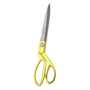 sewing-tailoring gold sharp stainless steel blade fabric cutting scissors 105 inch k 38