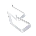Aluminum Alloy Laptop Bracket and Anti-slip Base with Silicone Pads