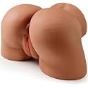Sex Doll for Men Pocket Pussies Male Masturbator, Realistic Male Sex Toys for Men,Realistic Brown Skin Texture Soft Female Big Ass &amp; Pussy Adult Sex Toy with 2 Hole Deeper Vagina &amp; Anal