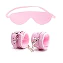 Sex Restraints Handcuffs BDSM Plush Blindfold Sleep Mask Wrist Ankle Cuffs for Couples Bondage Fetish Adjustable