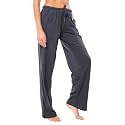 Sexy Basics Women's Soft Flex 100% Cotton Knit Pajama Pants | Lounge Sleep Bottoms | Drawstring &amp; Pockets| Multi Packs