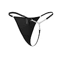 Sexy Crystal Chain Thong Panty for Women – Luxury Rhinestone G String Lingerie, Gold Body Jewelry Bikini Underwear, Glamorous Panties, Bridal Thong Free Size, Gold Color