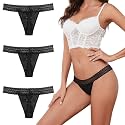 Sexy Period Underwear for Women Leakproof Thongs 4-Layer Absorbent Panties