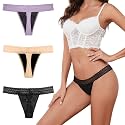 Sexy Period Underwear for Women Leakproof Thongs 4-Layer Absorbent Panties