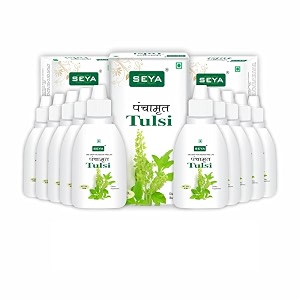 seya panchramrat tulsi drops concentrated extract rare tulsi for natural immunity boosting 30ml pack of 10