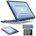 SEYMAC stock Case for MacBook Neo (A18 Pro) 2026 13 inch, Shock-Absorbing Protection with Folding Stand &amp;Mouse Pad Case for MacBook Neo (A18 Pro) 2026 13 inch, Blue
