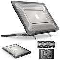 SEYMAC stock Case for MacBook Pro 16 inch, Shock-Absorbing Protection with Folding Stand &amp;Mouse Pad Case for MacBook Pro 16 inch, Black