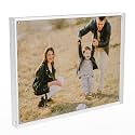 Sezanrpt 8.5''x11'' Acrylic Picture Frame, Perspex Photo Frame for Wedding Pictures, Tabletop Freestanding Certification Frame 12mm + 12mm