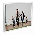 Sezanrpt Acrylic Picture Frames 8x10 Inches, Photo Frame for Love Memories, Family Happiness, Pet Pictures, Stamps Collection, Cash, Specimen Display, Two 8x10 Acrylic Block in 12mm + 12mm