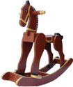 Sezhumai Traders Wooden Rocking Horse for Kids
