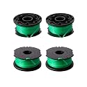 SF-080 String Trimmer Spool Replacement for Black and Decker SF-080-BKP GH3000 LST540 GH3000R LST540B Weed Eater 20ft 0.080" Edger Refills Line Auto Feed Single Trimmers Line Cord (4 Pack)