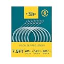 SF Hand Tied Loop Fly Fishing Tapered Leader Freshwater Trout