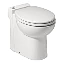 SFA SANIFLO - Sanimarin 4 - Electric Marine Macerating Toilet - Confortable & Standard Height - Stainless Steel Blade - Quiet, 52 dB(A) - Control Panel Included - 12V - Made In France