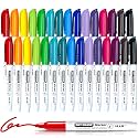 SFAIH Fine Tip Dry Erase Markers, 15 Colors, 30 Pack, 1-2mm Line, Low Odor