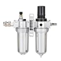 SFC400 SFC300 SFC200 1/4 1/2 Pneumatic Parts Air Compressor Filter Regulator Oil Water Separator Trap Valve(SFC w PMSM,400)