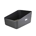 Sfozstra Small Cat Litter Box: Leak Resistant Durable Removable Tray