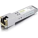 SFP Ethernet Copper Module 10/100/1000Mbps RJ45 Connector Up to 100m Compatible with Switches