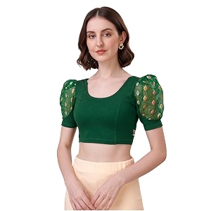 SFT Womens Cotton Lycra Blend Readymade Saree