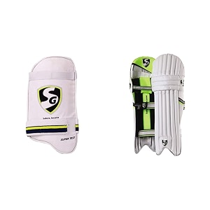 sg super test rh thigh pad adultsg ecolite batting legguard adult