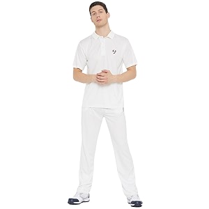 sg club half sleeves cricket whites junior combo pantshirt
