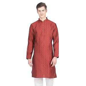 SG LEMAN Knee Length Solid Kurta for