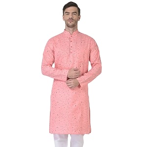 SG LEMAN Knee Length Solid Kurta for