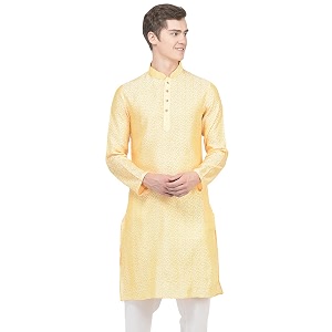 SG LEMAN Knee Length Solid Kurta for