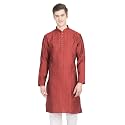 SG LEMAN Knee Length Solid Kurta for