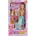 SG Mart Happy Modern Cool Doll with Mini Baby Doll for Kids (Multicolor)