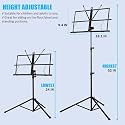 SG Musical Book Notation Stand with Bag