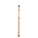 SG Musical - Natural Bamboo Bansuri Flute, Size 17 Inches, Indian Scale, Easy to Play