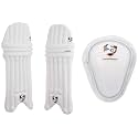 SG Nexus Batting Leg Guard, Youth&amp;SG Tournament Abdominal Pad, Junior
