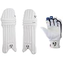SG Nexus Cotton Youth Batting Leg Guard, SG Ecolite RH Batting Gloves Combo (Colour May Vary)