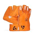 SG Leather R 17 Cricket Wicket Keeping Gloves (Multi-Color) W.K. Gloves (Youth)